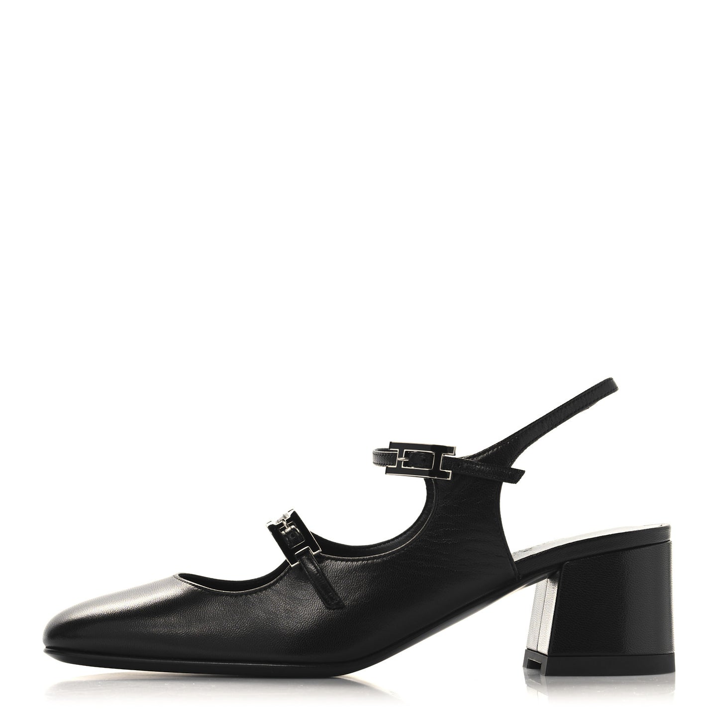 Goatskin Jackie 50 Pumps 37 Black