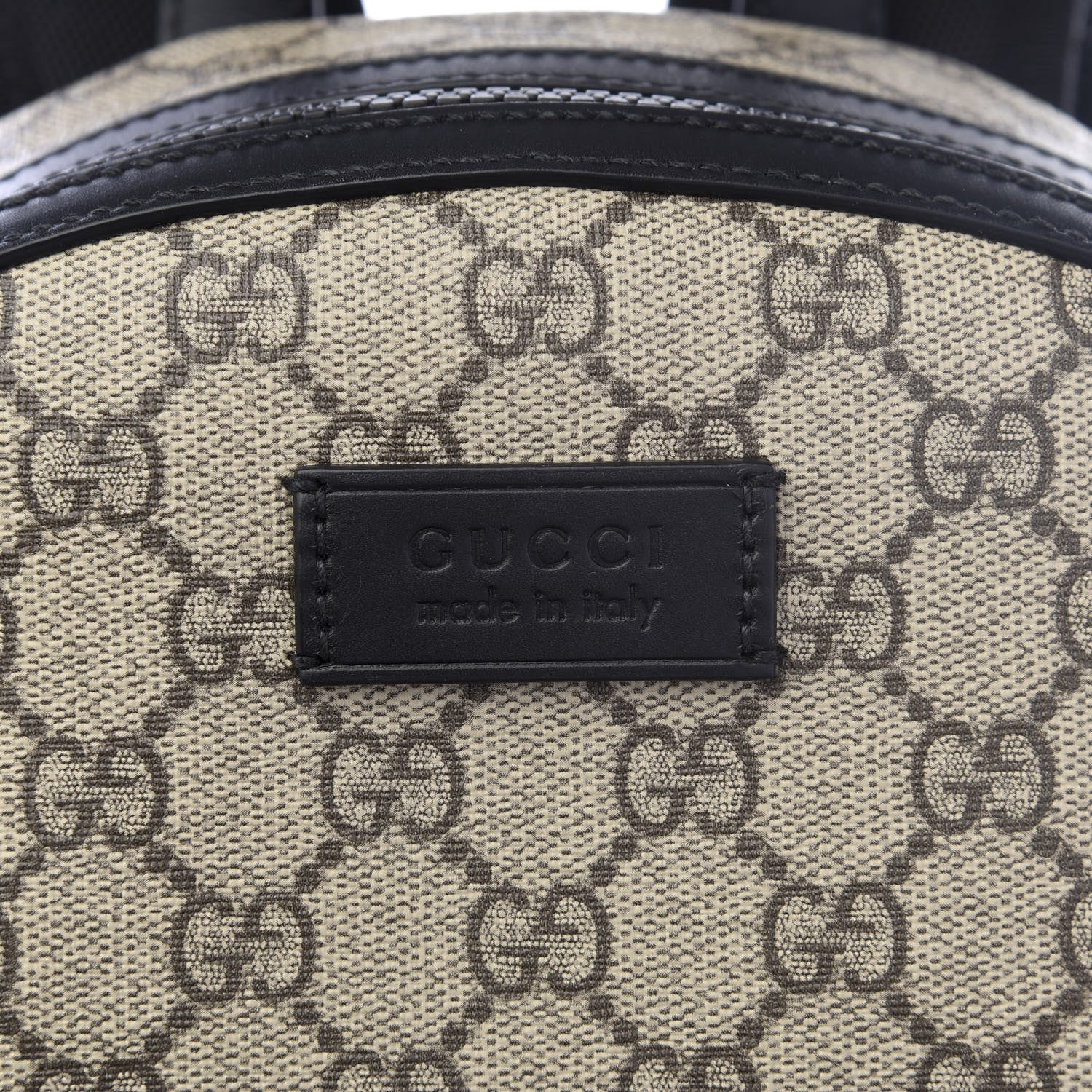 Gucci GG Supreme Monogram Small Eden Day Backpack Black 9 of 9