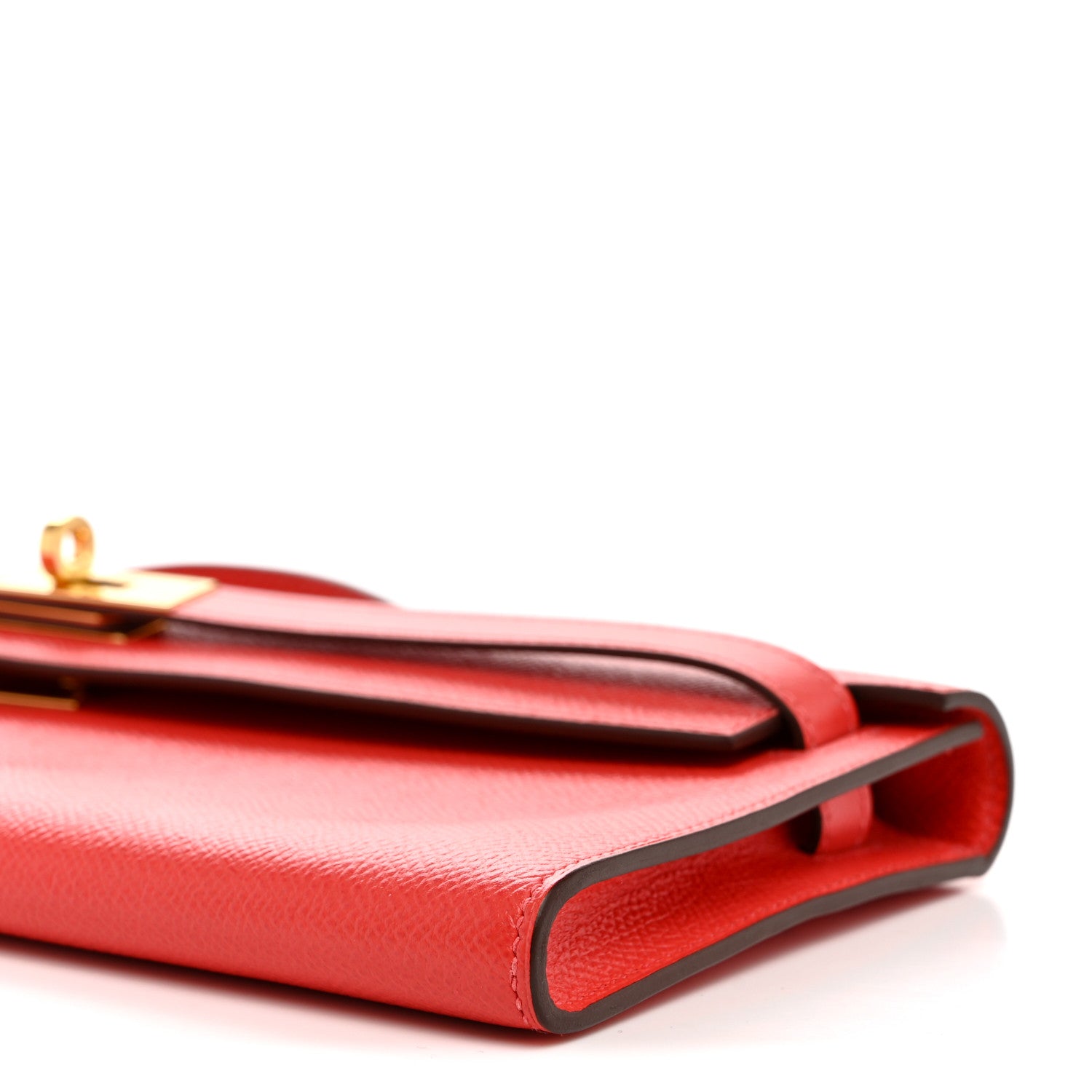 Hermes Epsom Kelly Cut Clutch Pochette Rose Jaipur 10 of 11