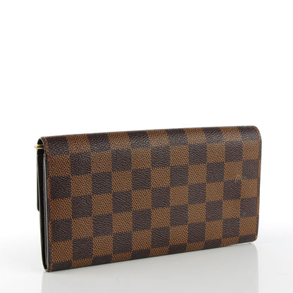Louis Vuitton Damier Ebene Sarah Wallet 3 of 7