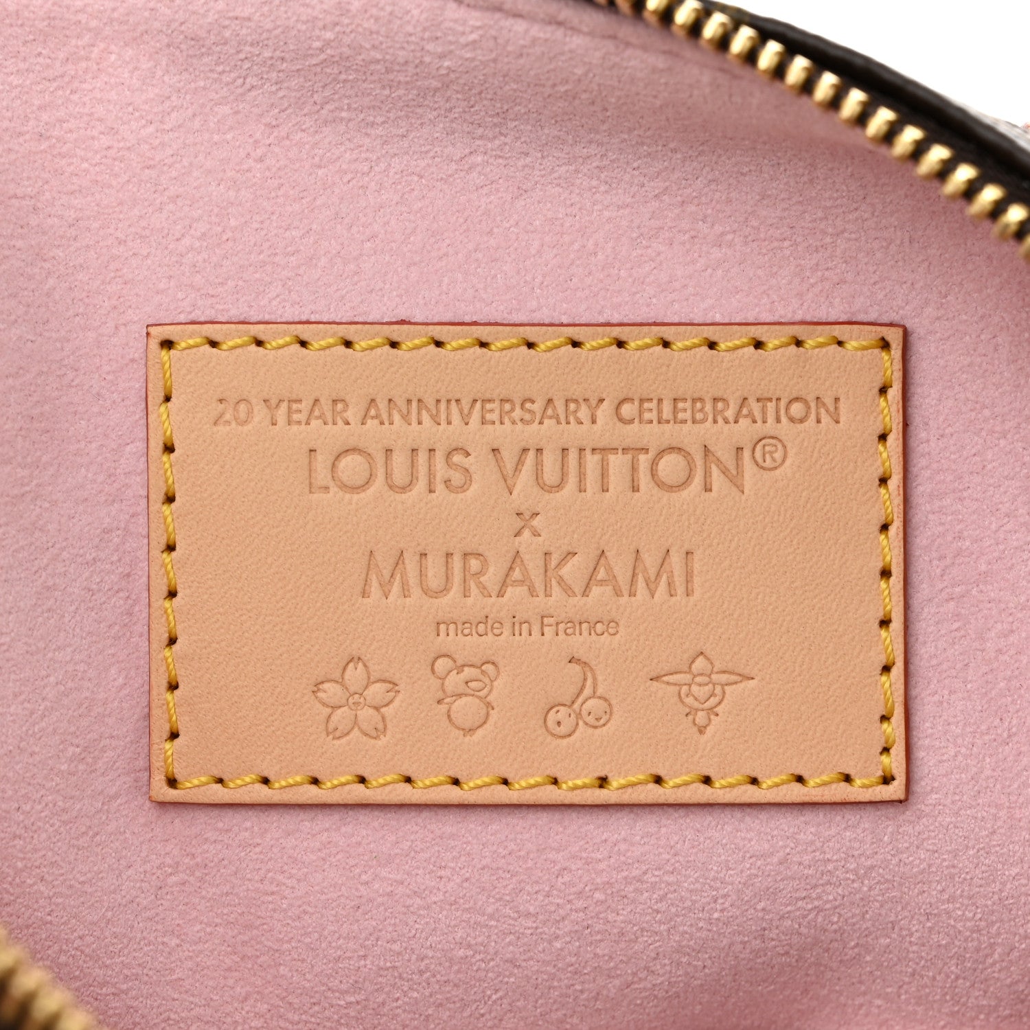 Louis Vuitton LV X TM Monogram Cherry Blossom Speedy Bandouliere 25 Sakura Brown 6 of 10