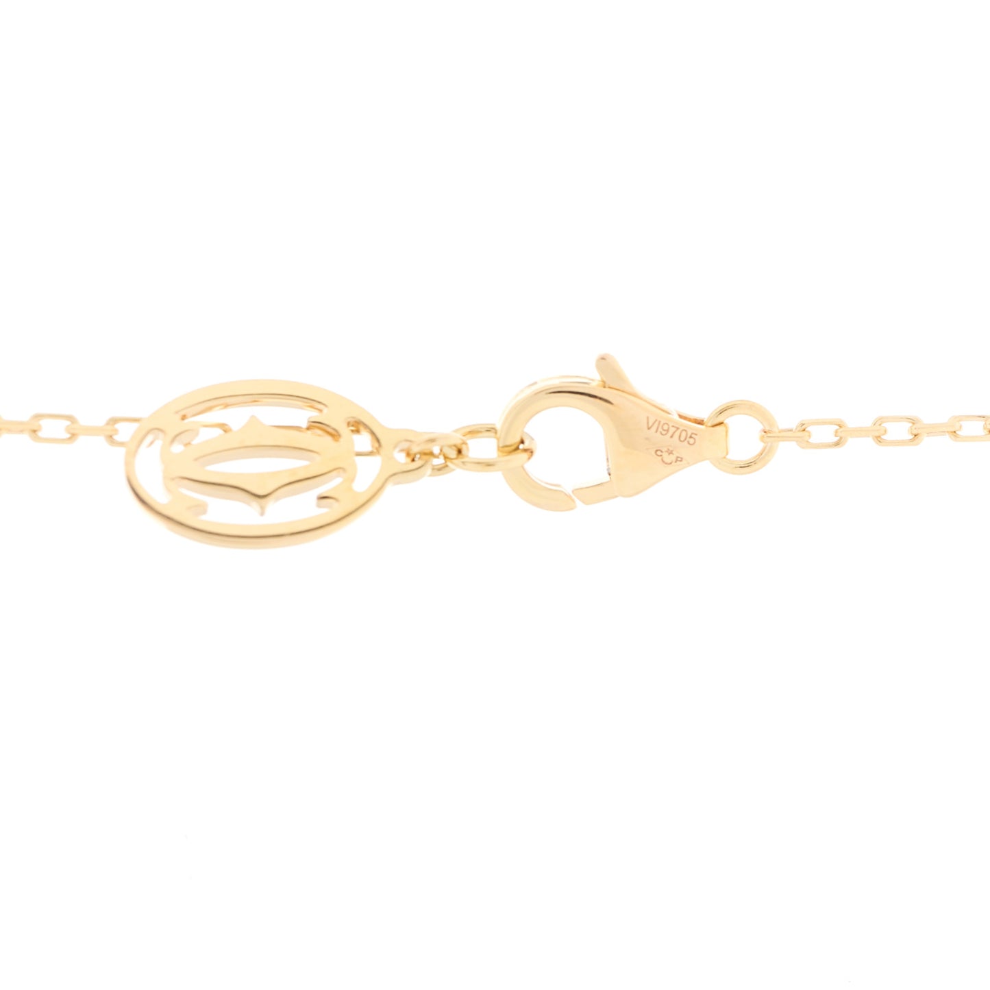 18K Yellow Gold Diamond SM D'Amour Pendant Necklace