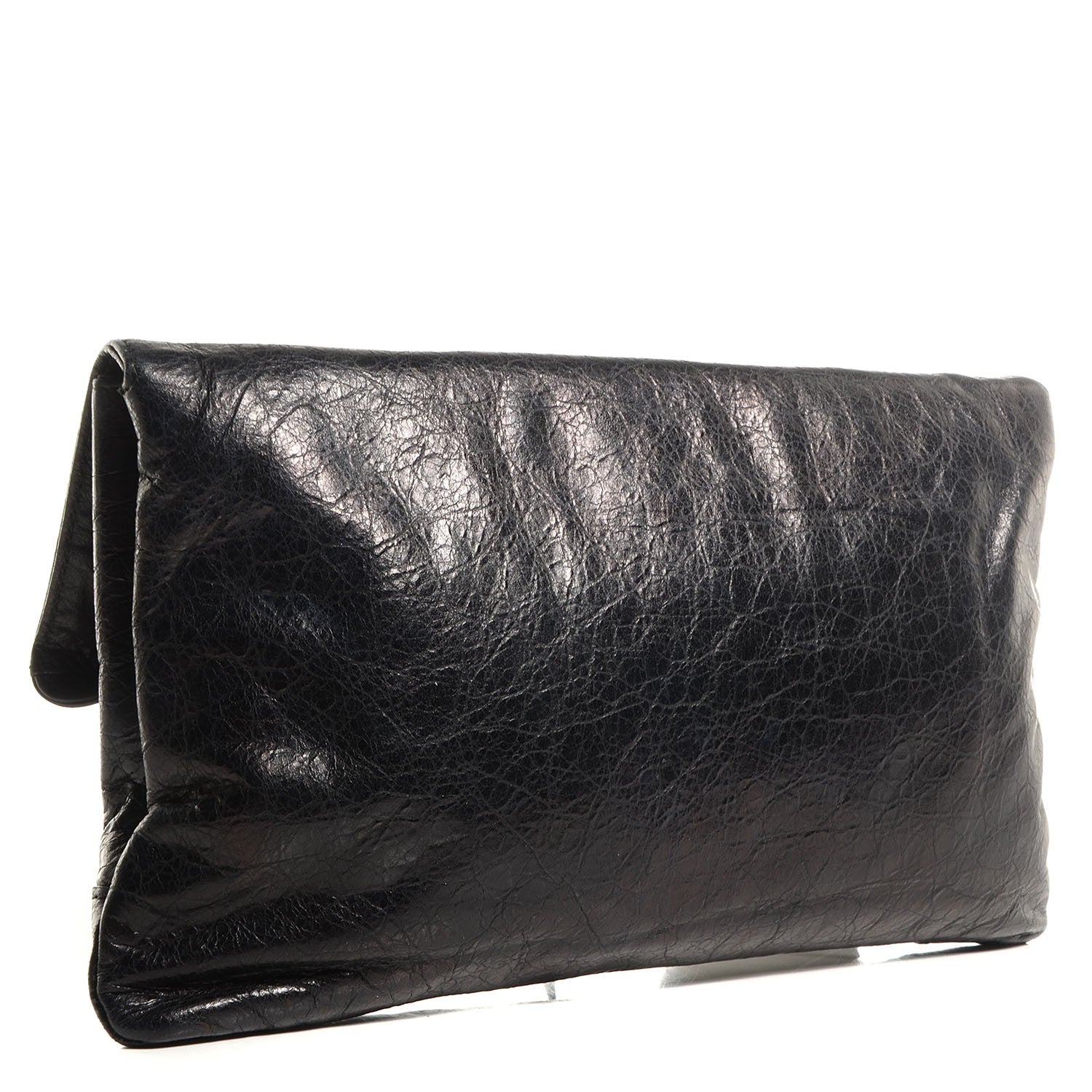 Balenciaga Agneau Classic Hardware Envelope Clutch Black 3 of 10
