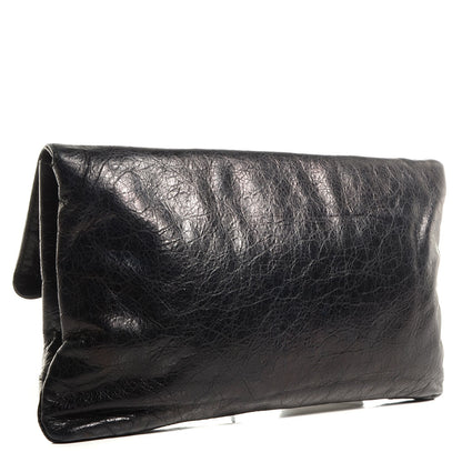 Balenciaga Agneau Classic Hardware Envelope Clutch Black 3 of 10