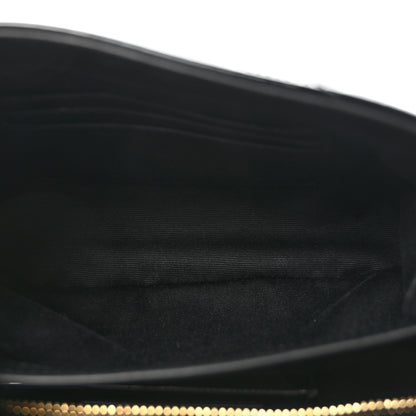 Saint Laurent Patent Y Quilted Monogram Toy Loulou Crossbody Bag Black 5 of 10