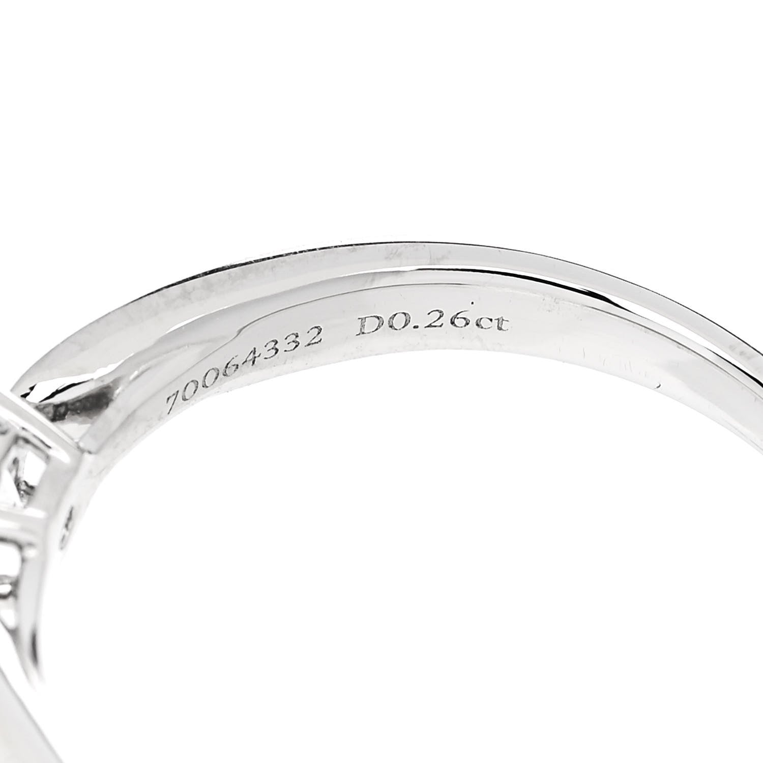 Tiffany Platinum Diamond .26ct Harmony Solitaire Engagement Ring 49 5 6 of 7