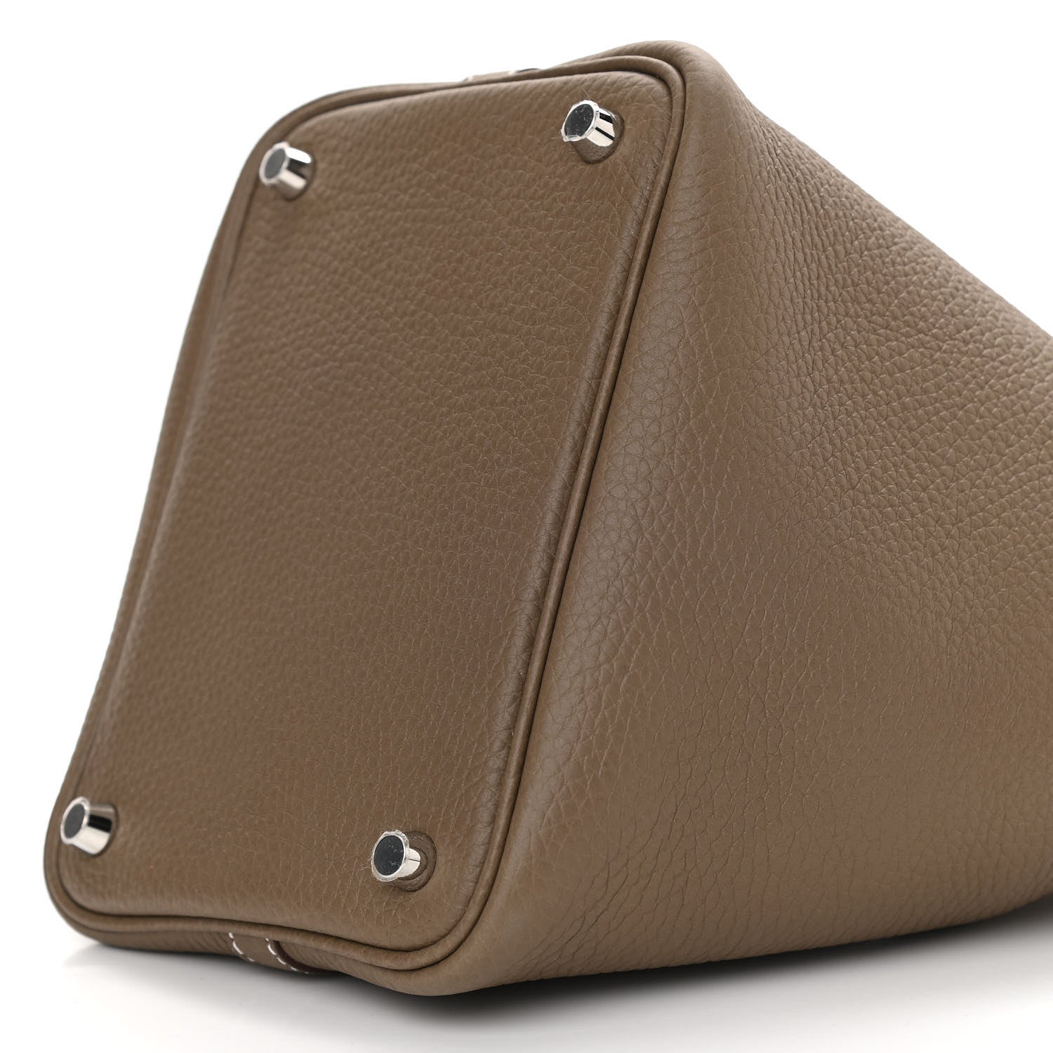 Hermes Taurillon Clemence Picotin Lock 18 PM Etoupe 10 of 11