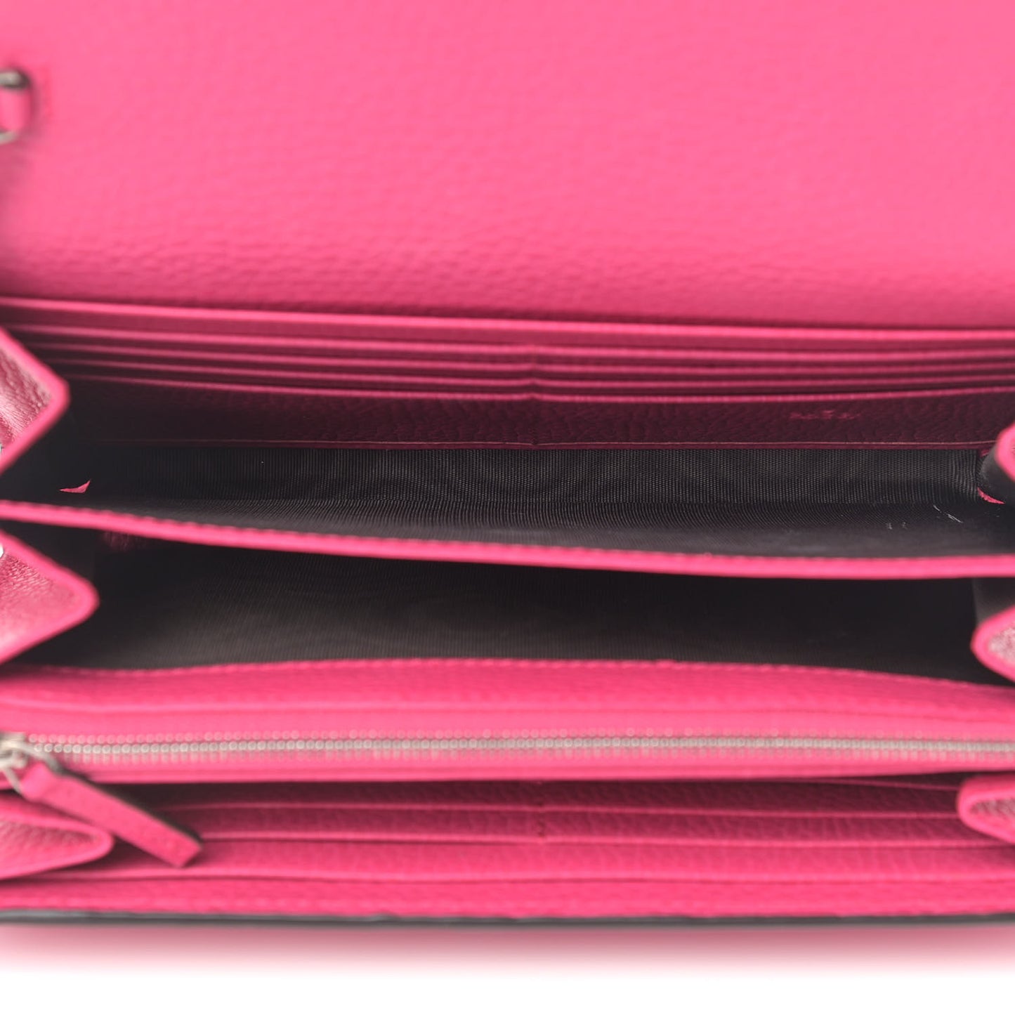 Dollar Calfskin Crystal Mini Dionysus Chain Wallet Box Pink