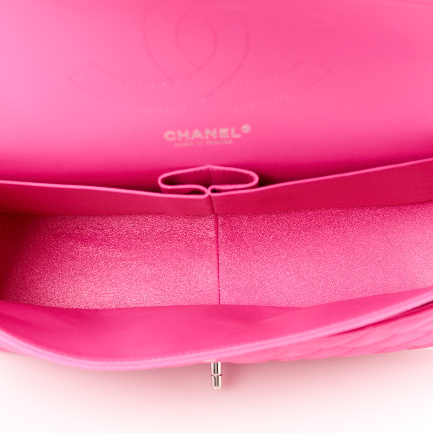 Chanel Iridescent Caviar Quilted Jumbo Double Flap Pink 5 of 14