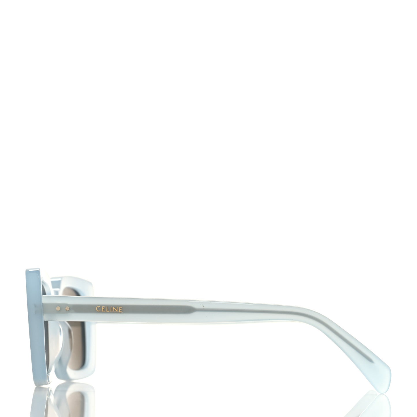 Acetate Rectangular Sunglasses CL402131 Light Blue