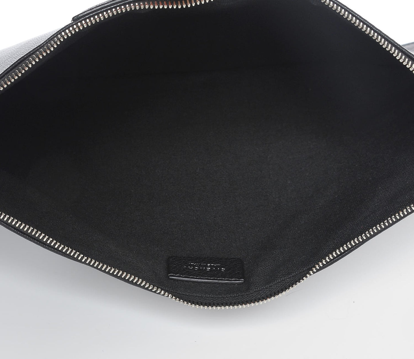 Sugar Goatskin Large Antigona Pouch Black