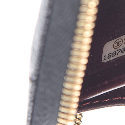 Chanel Caviar Quilted Large Gusset Zip Around Wallet Black 8 of 11