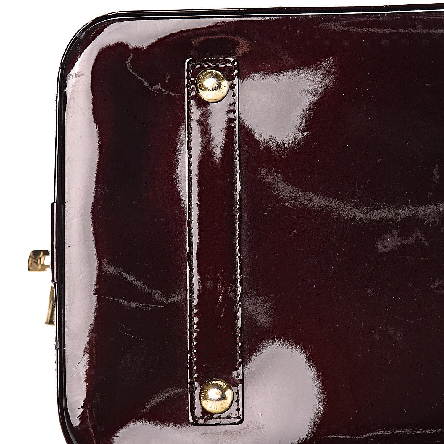 Louis Vuitton Vernis Alma GM Amarante 9 of 12