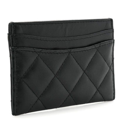 Chanel Lambskin Quilted Card Holder Black 3 of 12