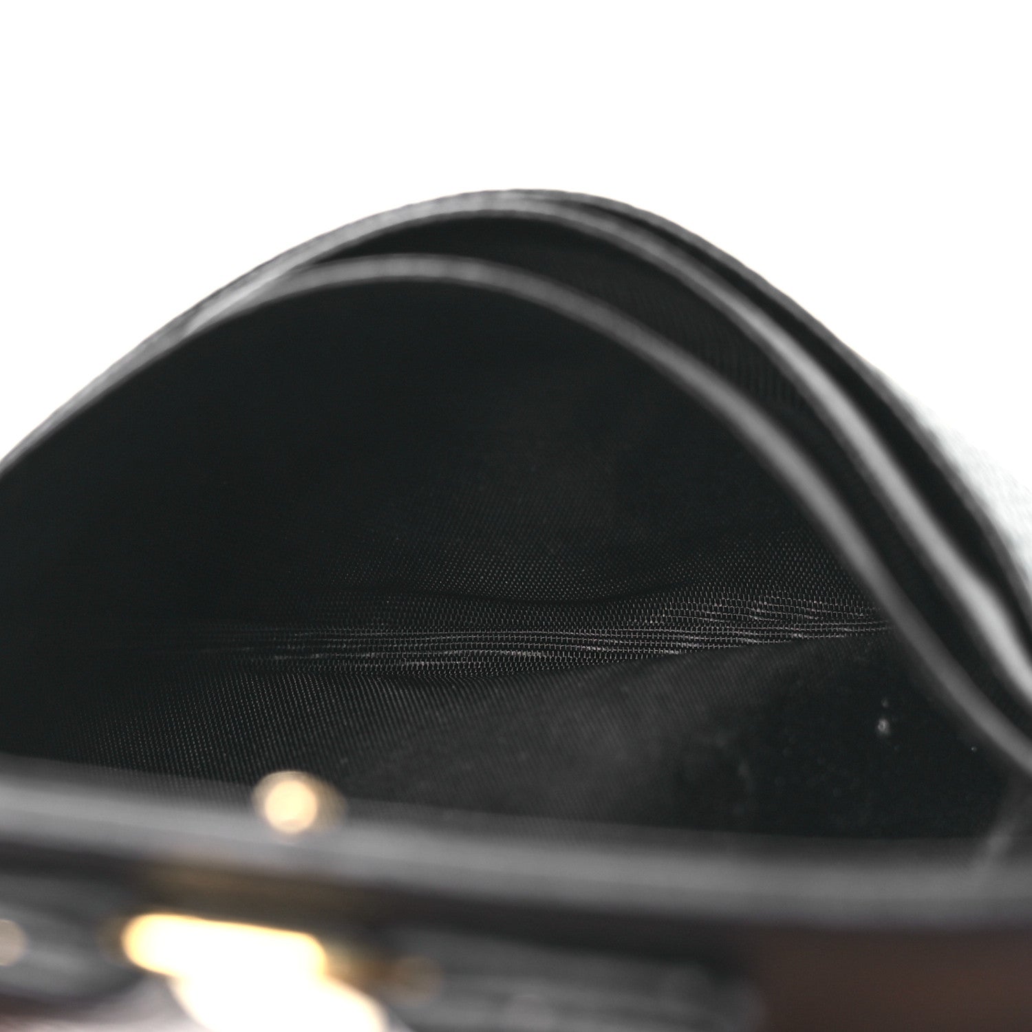 Salvatore Ferragamo Pebbled Calfskin Flap Card Holder Black 6 of 9