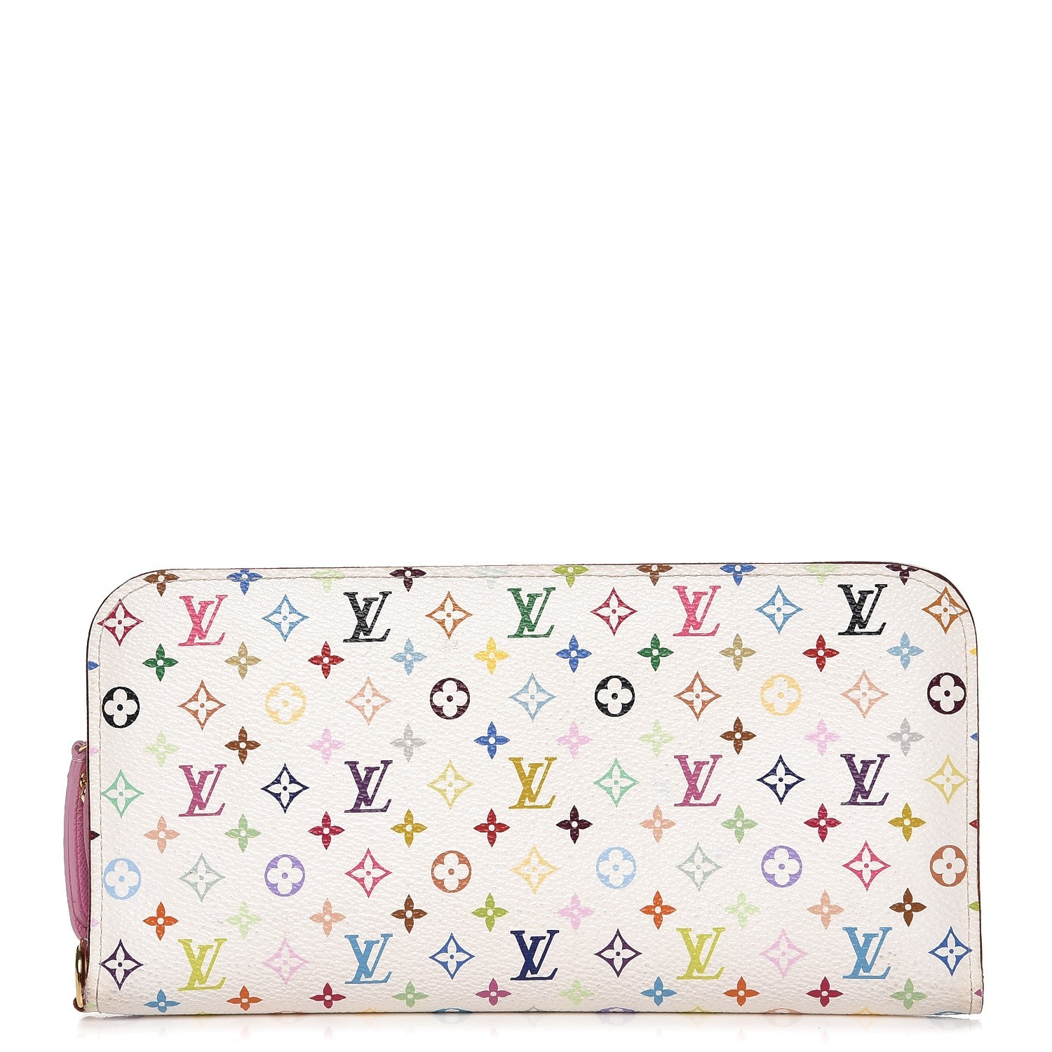 Louis Vuitton Monogram Multicolor Insolite Wallet White Litchi 1 of 7