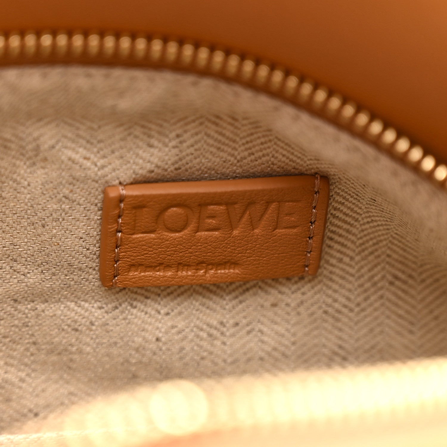 Loewe Calfskin Small Puzzle Edge Bag Warm Desert Black 6 of 11