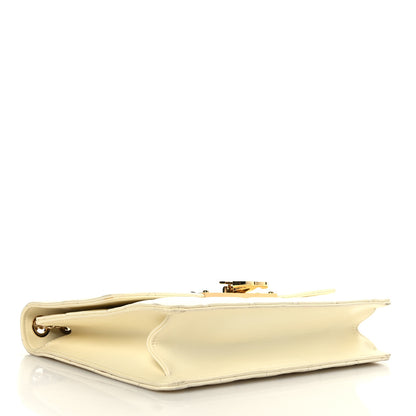 Chanel Lambskin Quilted Medium Golden Class Flap White 4 of 10