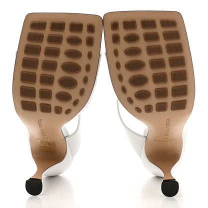 Bottega Veneta Nappa Crunch Lux Sandals 38 Optic White 6 of 8