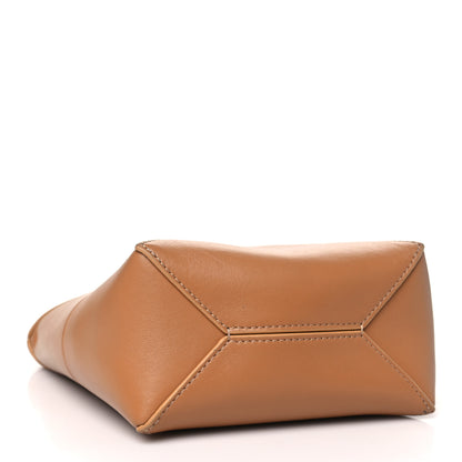 Loewe Shiny Calfskin Mini Puzzle Fold Tote Warm Desert 4 of 11