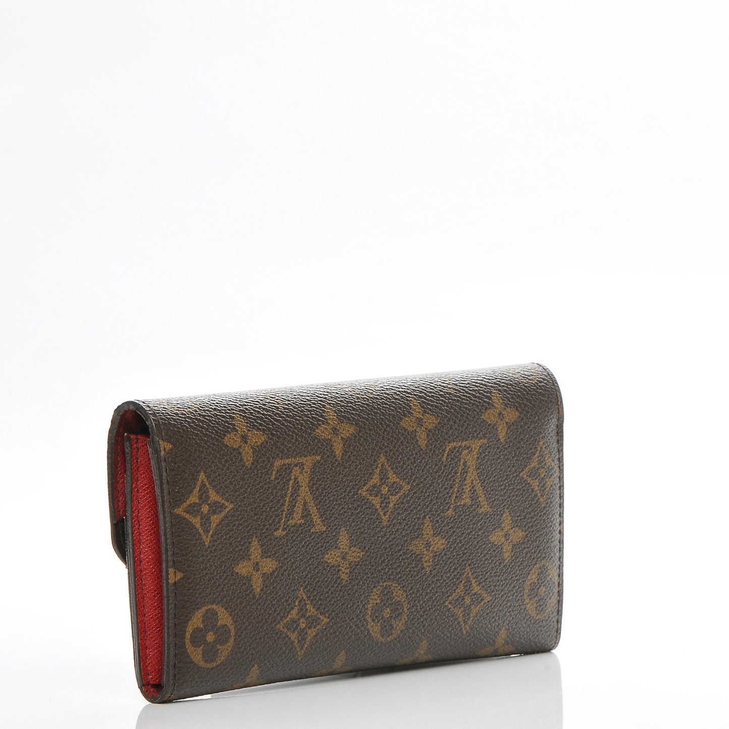 Monogram Emilie Wallet Red