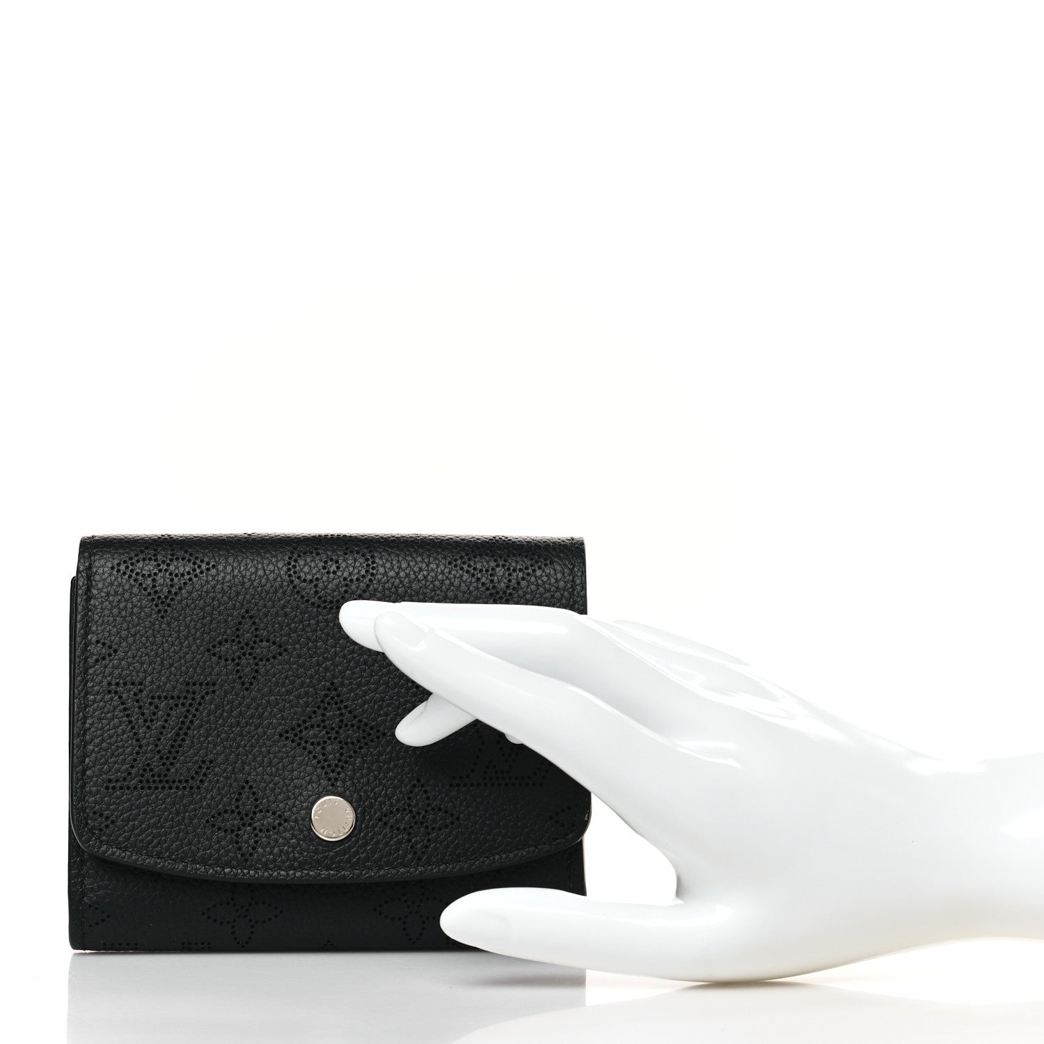 Louis Vuitton Mahina Iris Compact Wallet NM Black 2 of 6