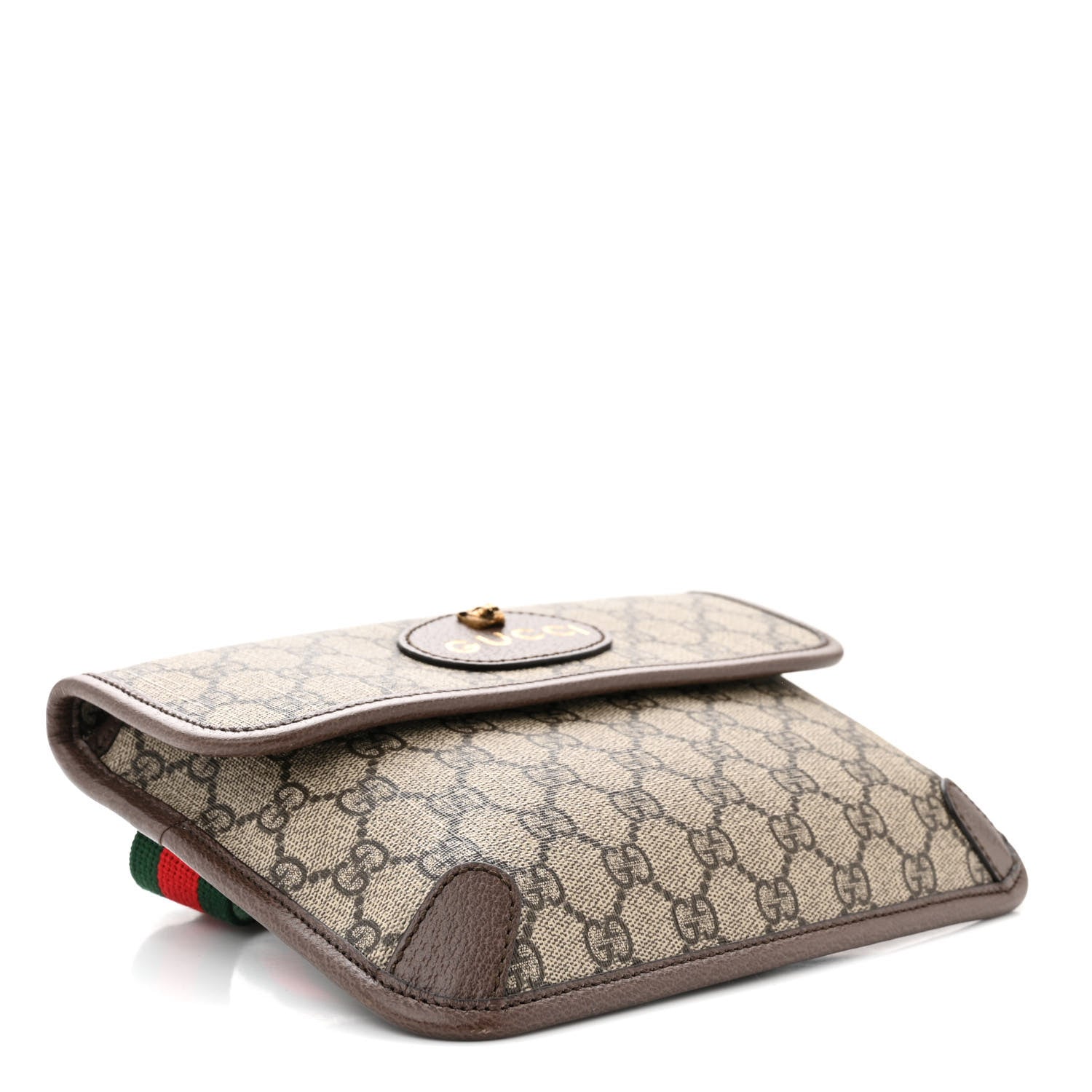 Gucci GG Supreme Monogram Neo Vintage Web Belt Bag Brown 4 of 10