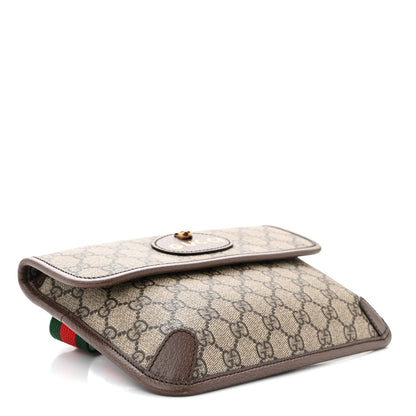 Gucci GG Supreme Monogram Neo Vintage Web Belt Bag Brown 4 of 10