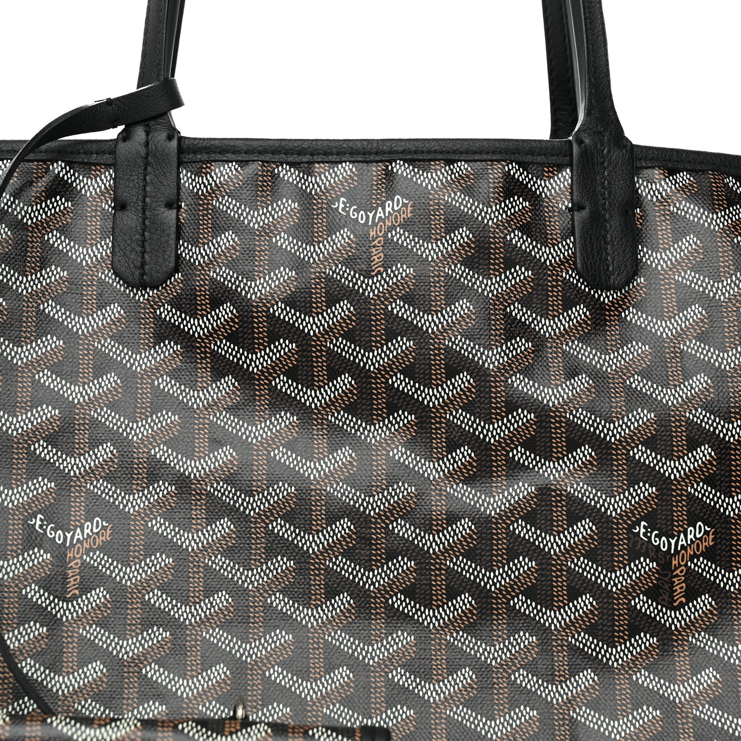 Goyard Goyardine Reversible Anjou PM Black 7 of 9