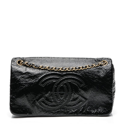 Chanel Vinyl Medium Rock and Chain Flap Black 1 of 7