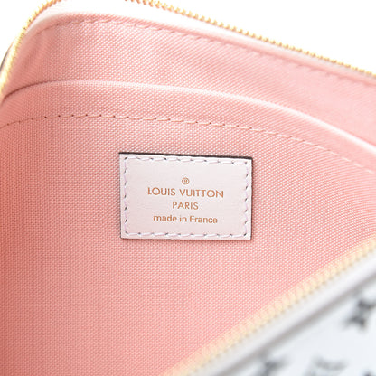 Louis Vuitton Monogram Giant Neverfull MM GM Pochette White 6 of 7
