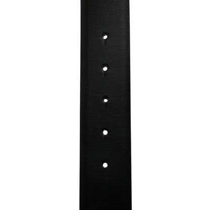 Valentino Garavani Glossy Calfskin VLogo Belt 90 36 Black 4 of 8