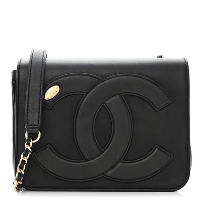 Chanel Lambskin CC Mania Flap Bag Black 1 of 10