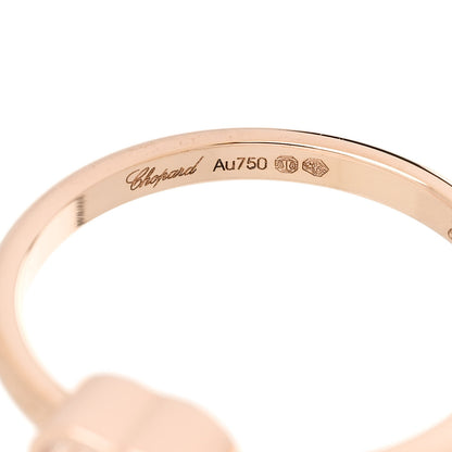 Chopard 18K Rose Gold Diamond Happy Heart Ring 55 7.25 5 of 7