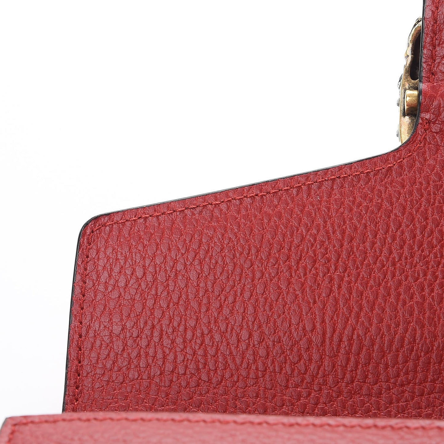 Calfskin Mini Dionysus Chain Wallet Hibiscus Red
