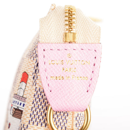 Louis Vuitton Damier Azur 2016 Christmas Animation Mini Pochette Accessories 5 of 7