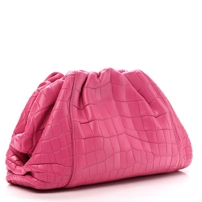 Bottega Veneta Crocodile The Mini Pouch Clutch Bon Bon 3 of 7