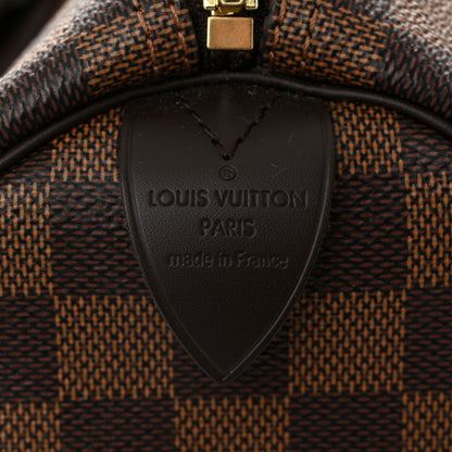 Louis Vuitton Damier Ebene Speedy 30 6 of 9