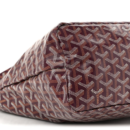 Goyard Goyardine Boheme Hobo Burgundy 10 of 11