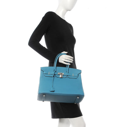 Hermes Togo Birkin 35 Turquoise 2 of 8