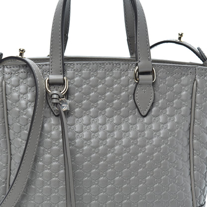 Gucci Microguccissima Small Bree Tote Graphite 7 of 9