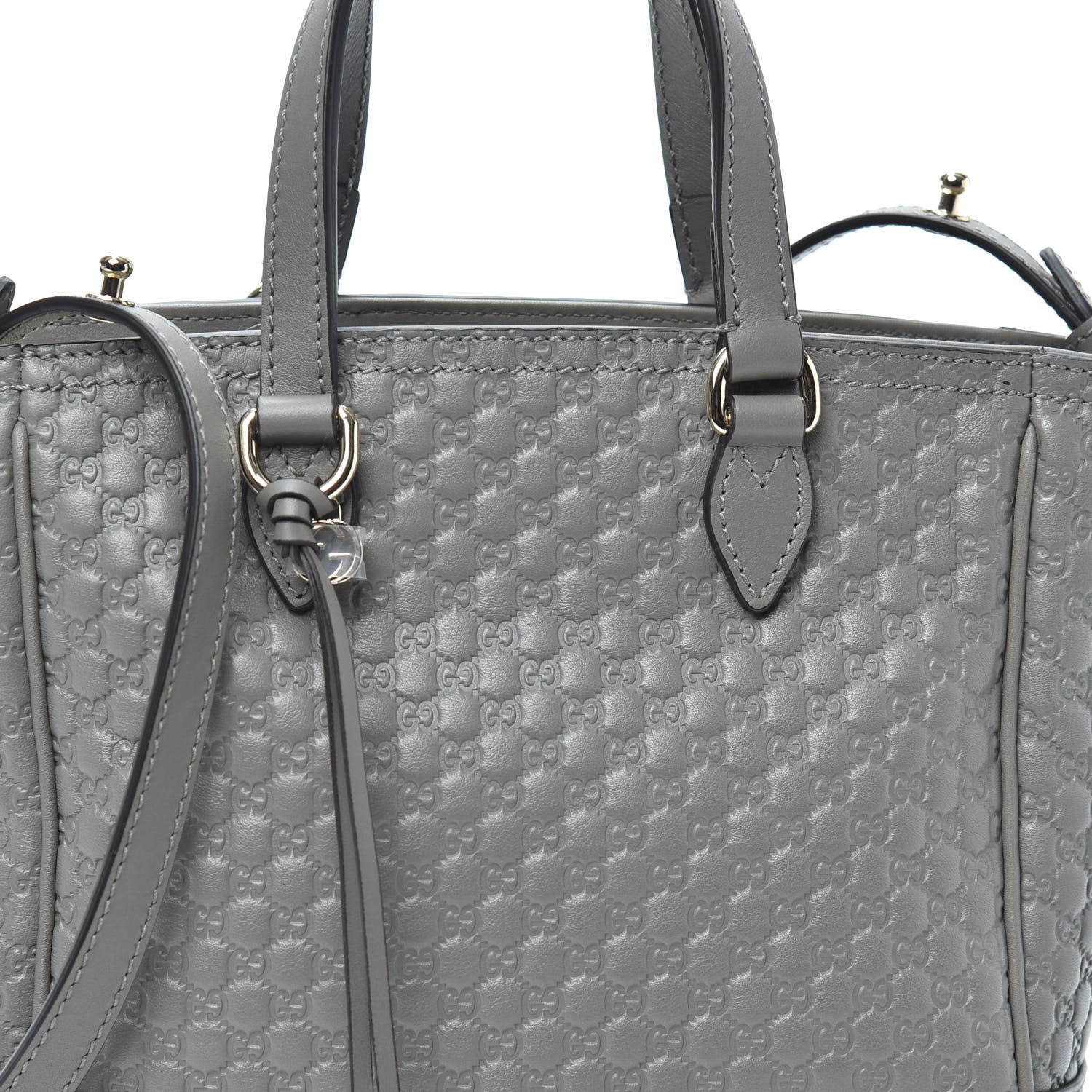 Gucci Microguccissima Small Bree Tote Graphite 7 of 9