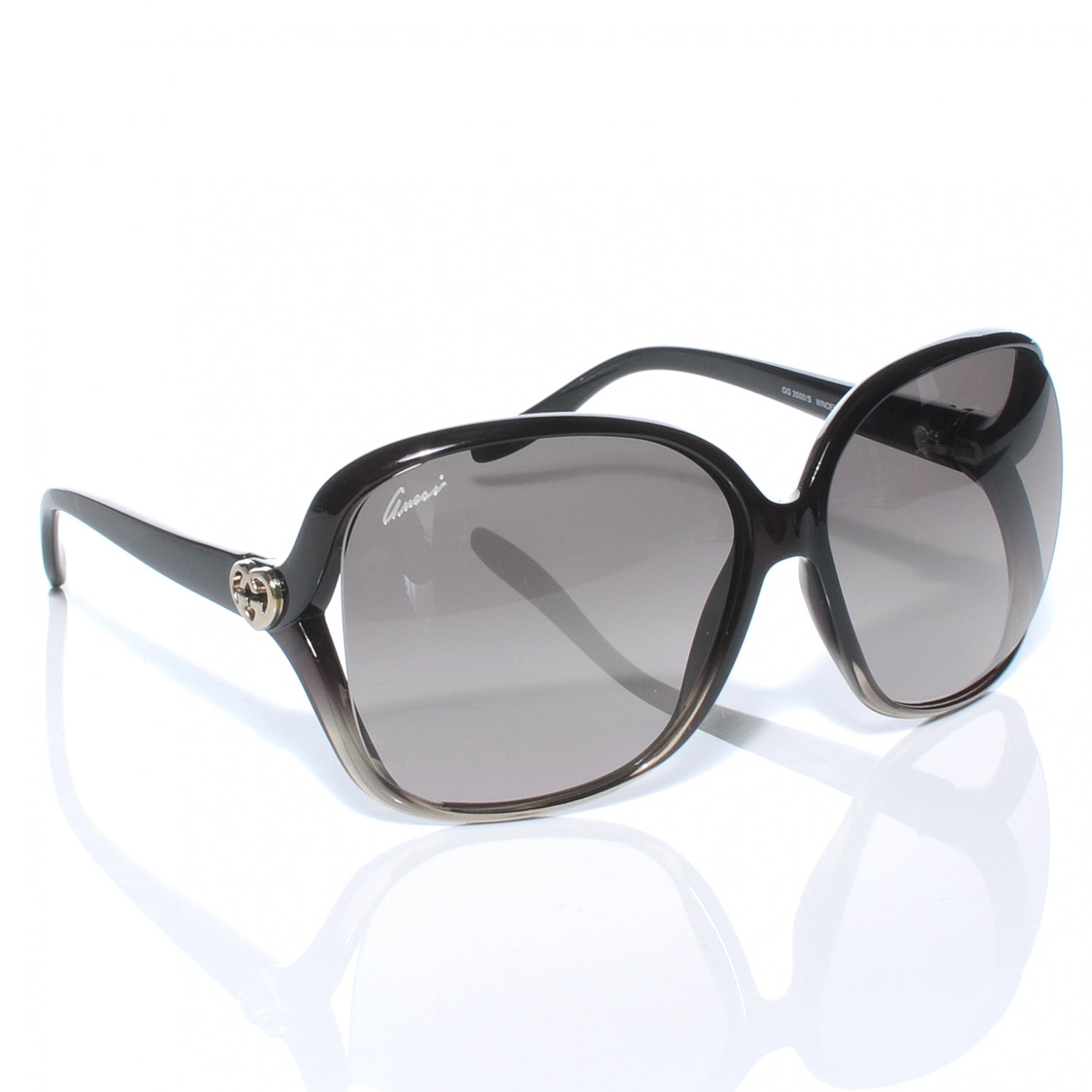 Gucci GG Heart Sunglasses 3500S Black 3 of 7