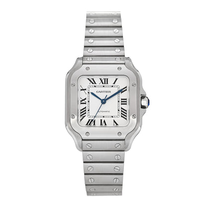 Cartier Stainless Steel 35mm Santos de Cartier Automatic Watch 1 of 5