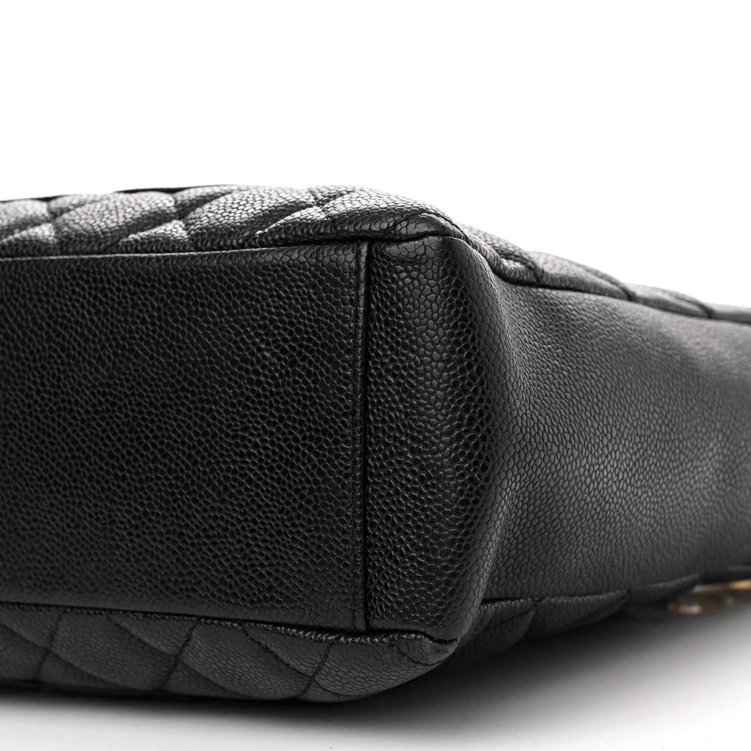 Chanel Caviar Quilted Petit Shopping Tote PST Black 10 of 11