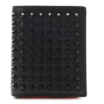 Christian Louboutin Calfskin Spiked Paros Wallet Black 1 of 8