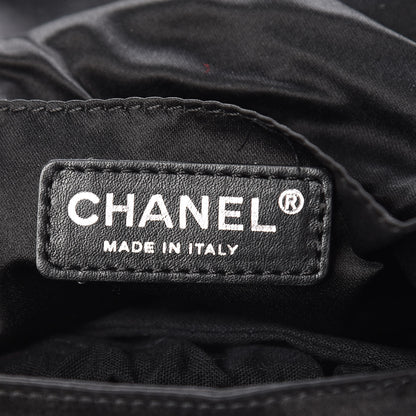 Chanel Satin Quilted Flap Clutch Black 6 of 9