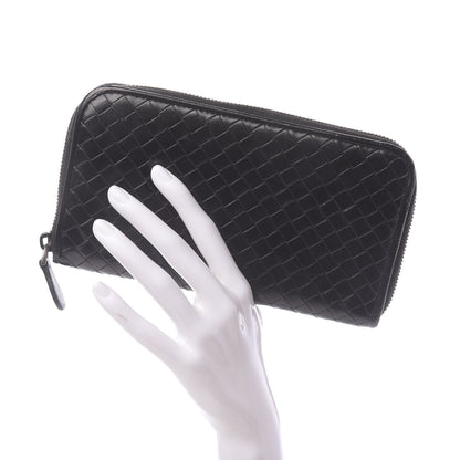Bottega Veneta Nappa Intrecciato Zip Around Wallet Black 2 of 13