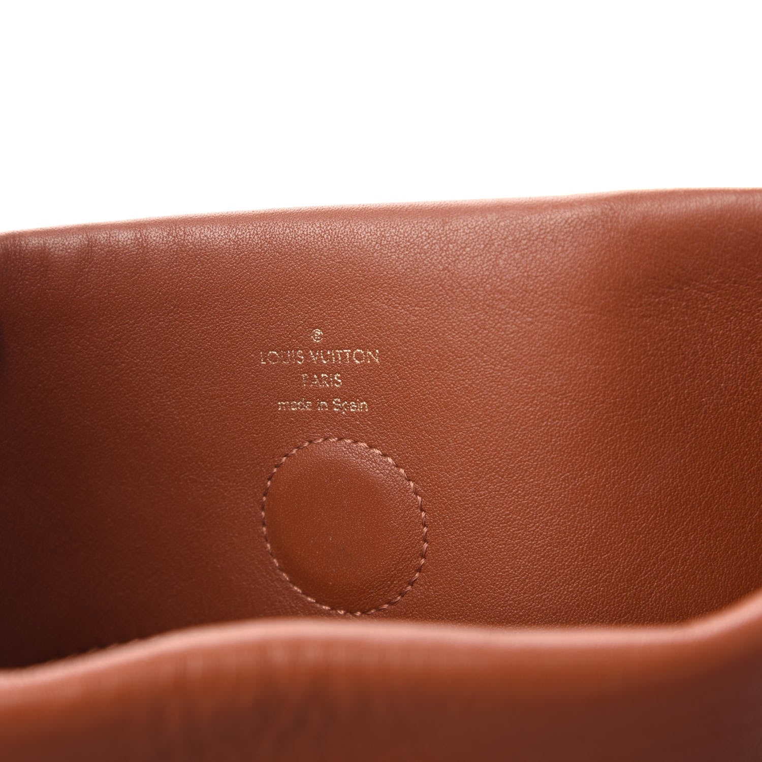 Louis Vuitton Monogram Tuileries Besace Caramel Rouge 8 of 9