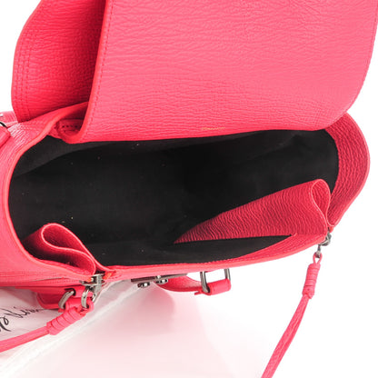 3.1 Phillip Lim 3.1 Textured Calfskin Medium Pashli Satchel Raspberry 5 of 7